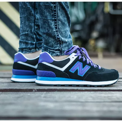 Giày New Balance Wmns 574 'Black Purple' WL574MOX - Ảnh 3