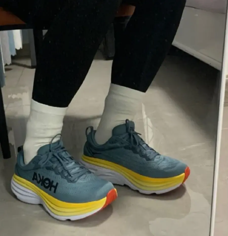 Alternative view of Giày Hoka One One Bondi 8 Goblin Blue Mountain Spring 1123202-GBMS