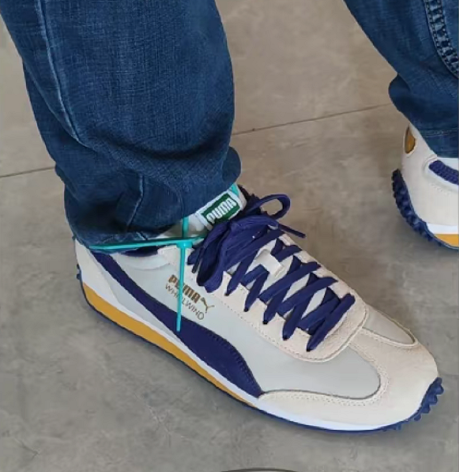 Giày Puma Whirlwind Low Top 'White Blue' 374849-03 - Ảnh 3