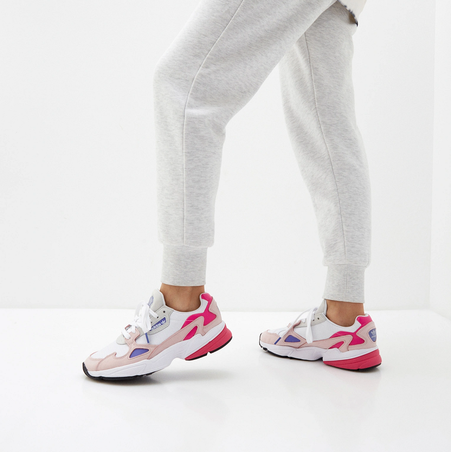 Giày Adidas Falcon Cloud White Light Pink EG2858 - Ảnh 3