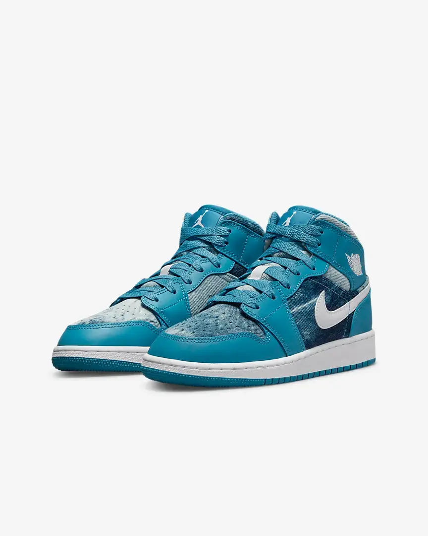 Alternative view of Giày Nike Jordan 1 Mid 'Dutch Blue' DM8951-400
