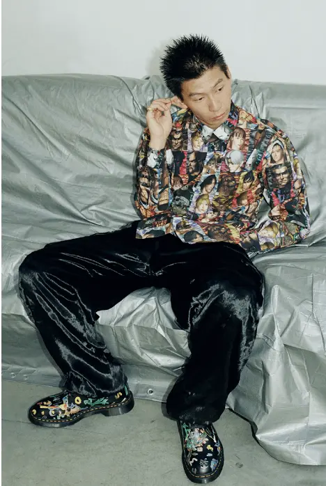Giày Dr Martens 1461 'Supreme Yohji Yamamoto Black' 34944 - Ảnh 3