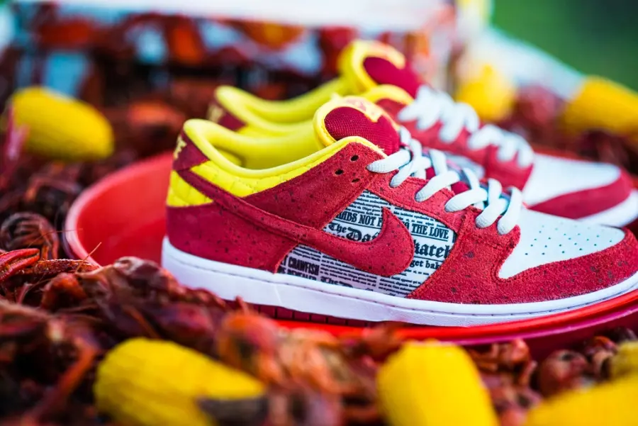 Giày Nike Dunk Low Premium SB QS 'Crawfish' 504750-660 - Ảnh 6