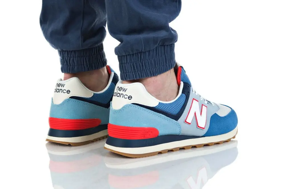 Giày New Balance 574 Mako Blue Turtle Dove ML574SOS - Ảnh 4