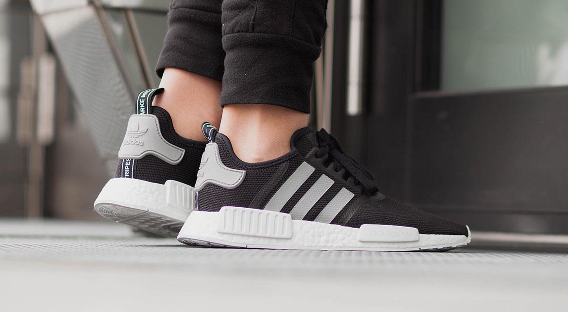 Giày Adidas NMD_R1 Mesh "Black Charcoal" S31504 - Ảnh 5