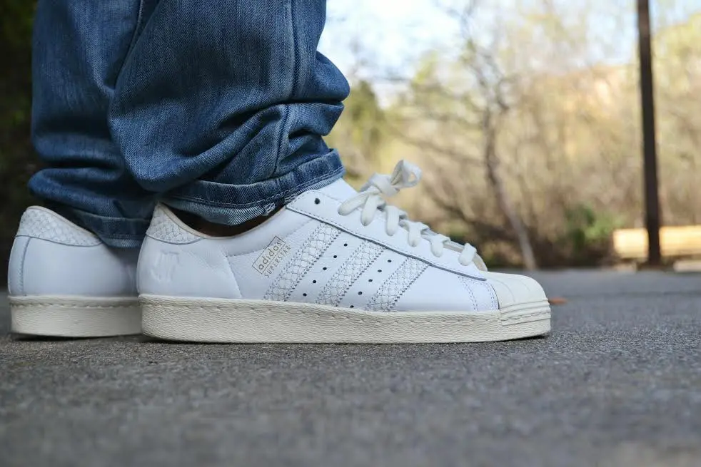 Giày Adidas Undefeated x Superstar 80 B34077 - Ảnh 7