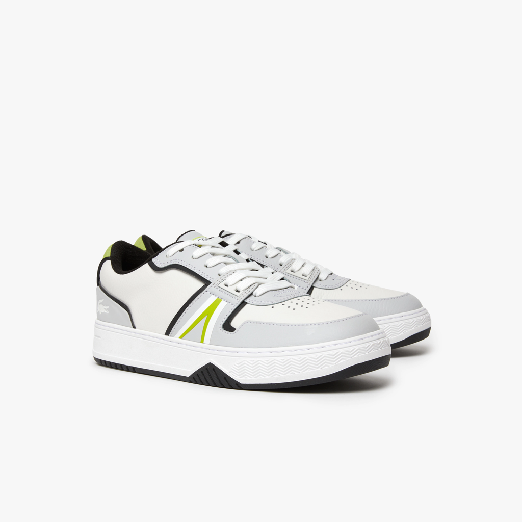 Giày Lacoste L001 Leather Contrast 'White Lime' RZ0036M52N-2Q5 - Ảnh 2