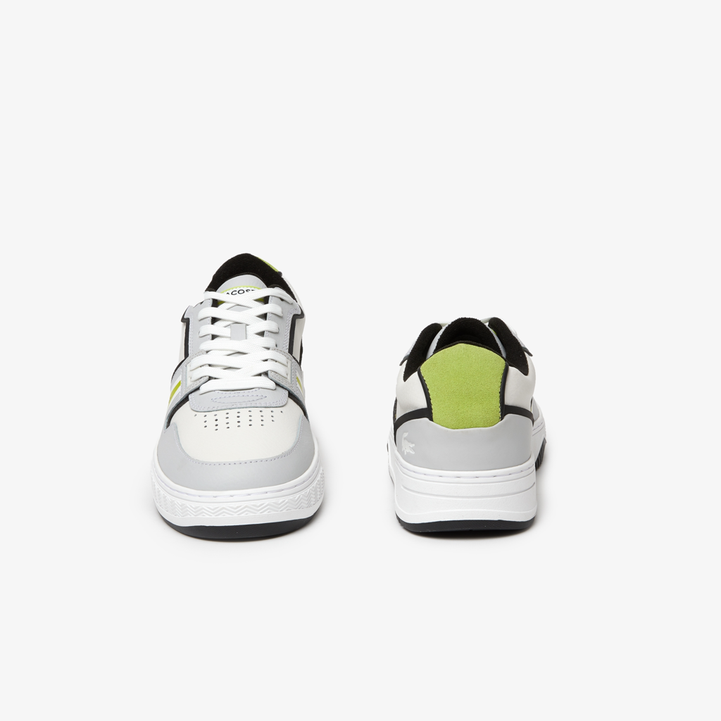 Giày Lacoste L001 Leather Contrast 'White Lime' RZ0036M52N-2Q5 - Ảnh 4