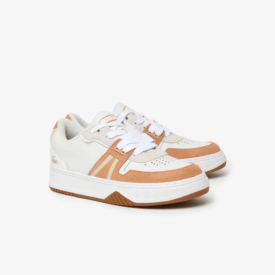 Alternative view of Giày Lacoste L001 Leather Black Sole Contrasting 'White Pink' RZ0068W52N-291