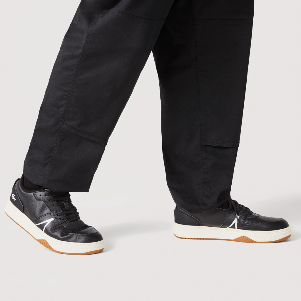 Giày Lacoste Leather Popped Heel 'Black' RZ2017M52N-454 - Ảnh 6