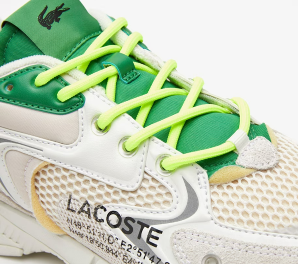 Giày Lacoste L003 Neo Textile 'White Green' RZ4001M53G-WG1 - Ảnh 4
