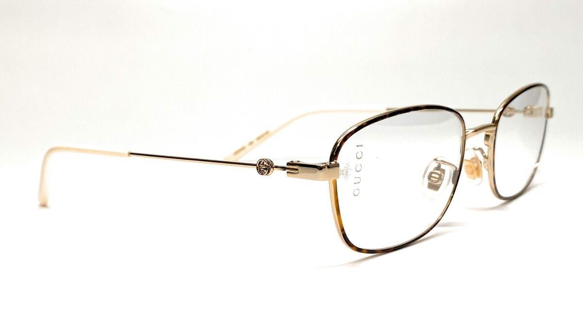 Kính Gucci Round Oval 'Gold' GG0444O-006 - Ảnh 3