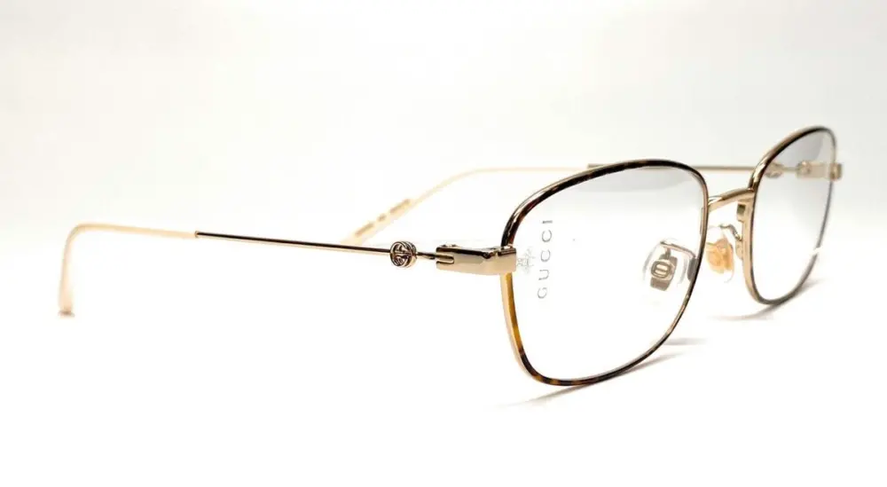 Kính Gucci Round Oval 'Gold' GG0444O-006 - Ảnh 3