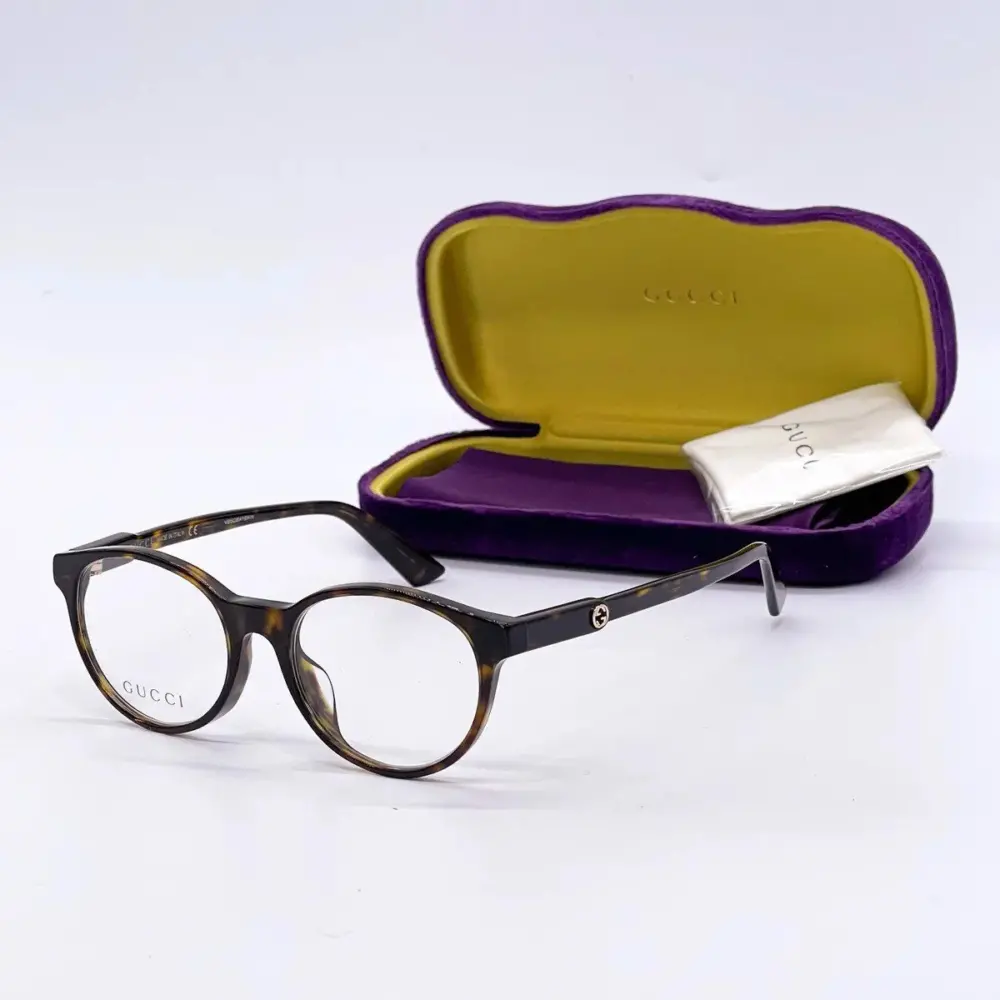 Kính Gucci Eyeglasses 'Havana' GG0487OA-002 - Ảnh 4
