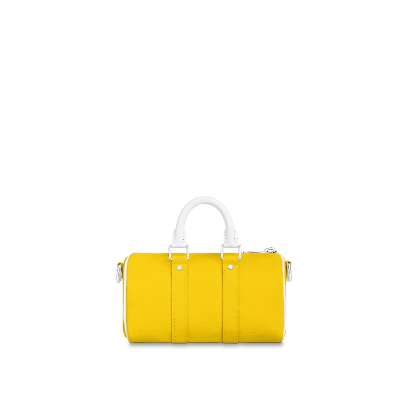 Túi Louis Vuitton Keepall XS 'Yellow Leather' M80842 - Ảnh 5