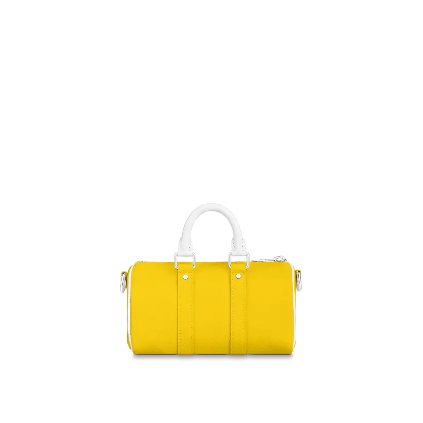 Túi Louis Vuitton Keepall XS 'Yellow Leather' M80842 - Ảnh 5