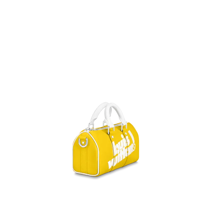 Túi Louis Vuitton Keepall XS 'Yellow Leather' M80842 - Ảnh 7