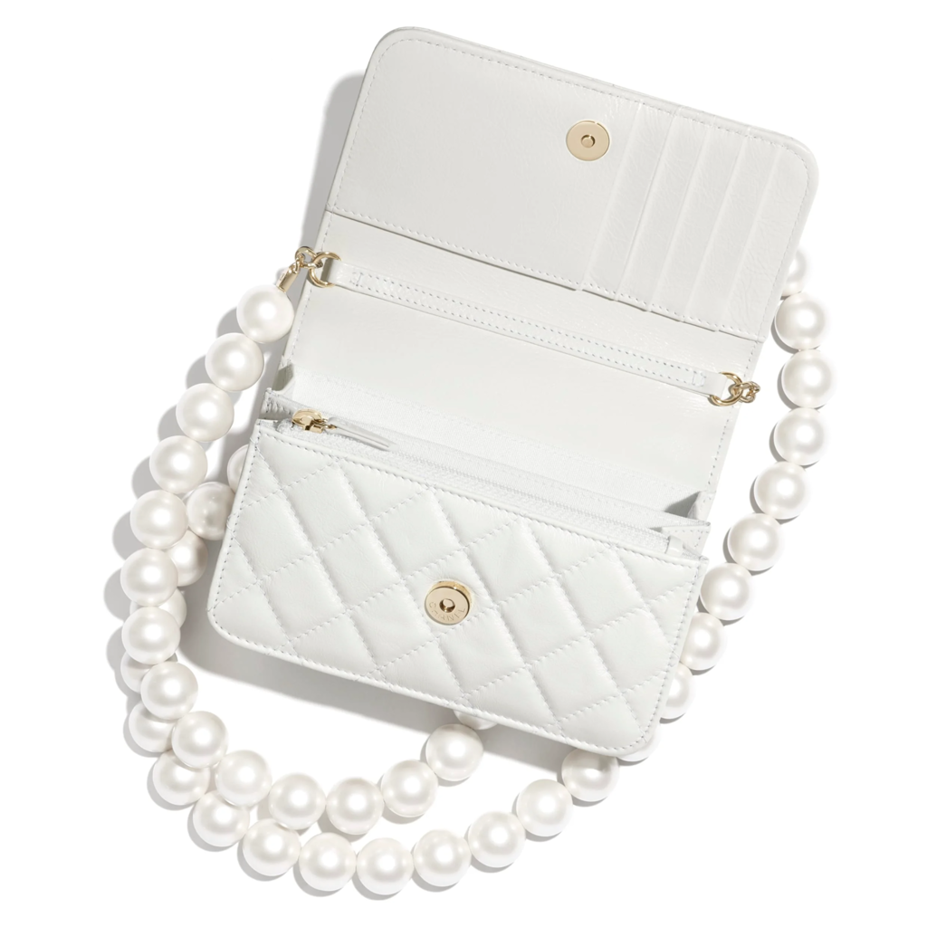 Túi Chanel Chain Wallet Lambskin 'White' AP1839-B04327-10601 - Ảnh 4