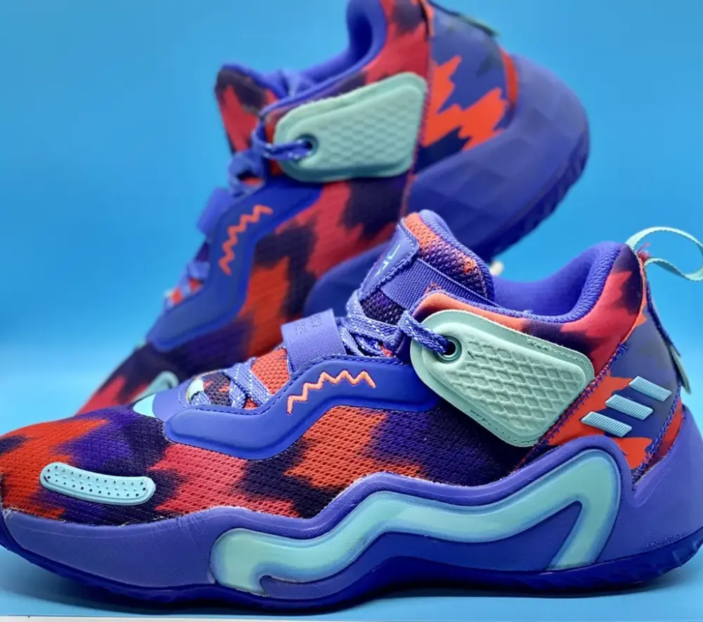 Giày Adidas D.O.N. Issue #3 Big Kid 'Cadet Sonic Ink' GZ5489 - Ảnh 4