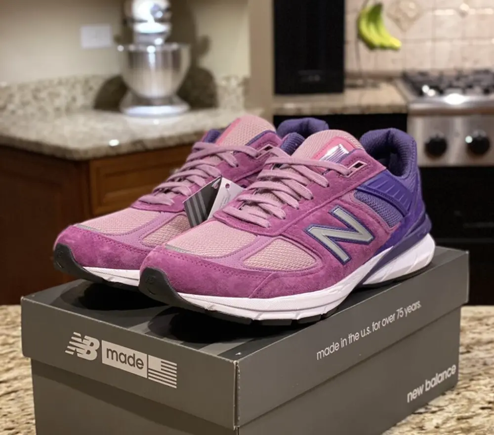 Alternative view of Giày New Balance 990v5 Made in USA ‘Prism Purple Pink’ W990NX5