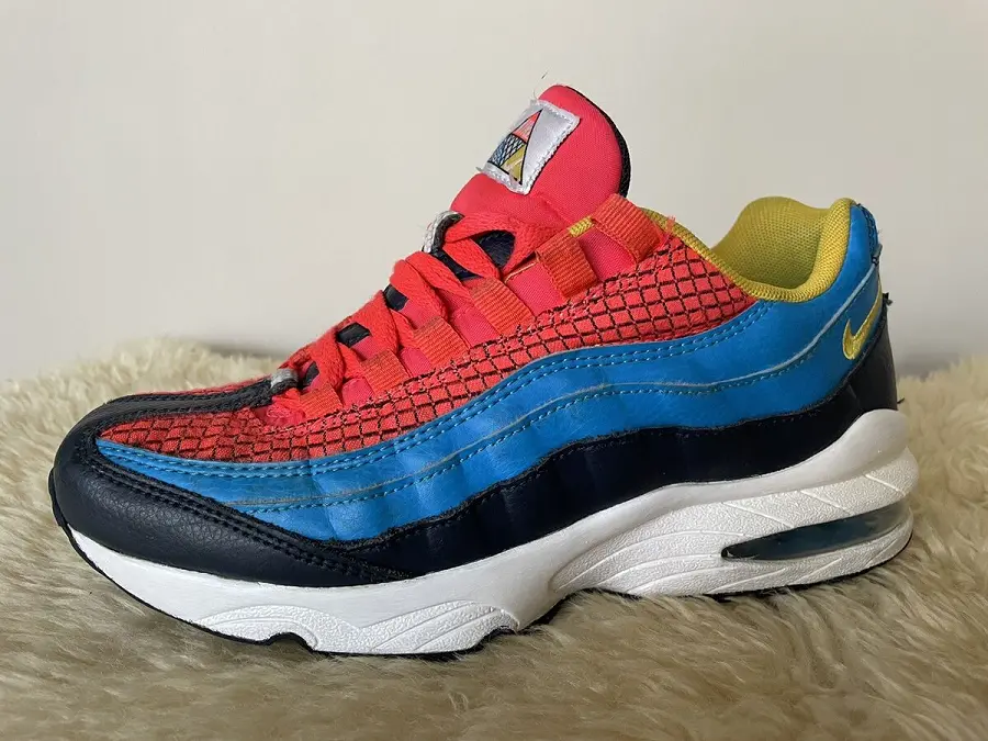 Giày Nike Air Max 95 Now GS 'Crimson Blue' AV2289-600 - Ảnh 5