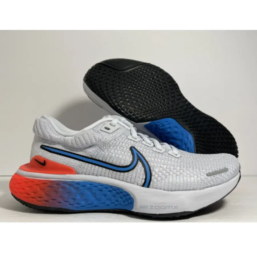 Giày Nike ZoomX Invincible Flyknit 2 ‘Grey Crimson Blue’ DV2177-001 - Ảnh 4