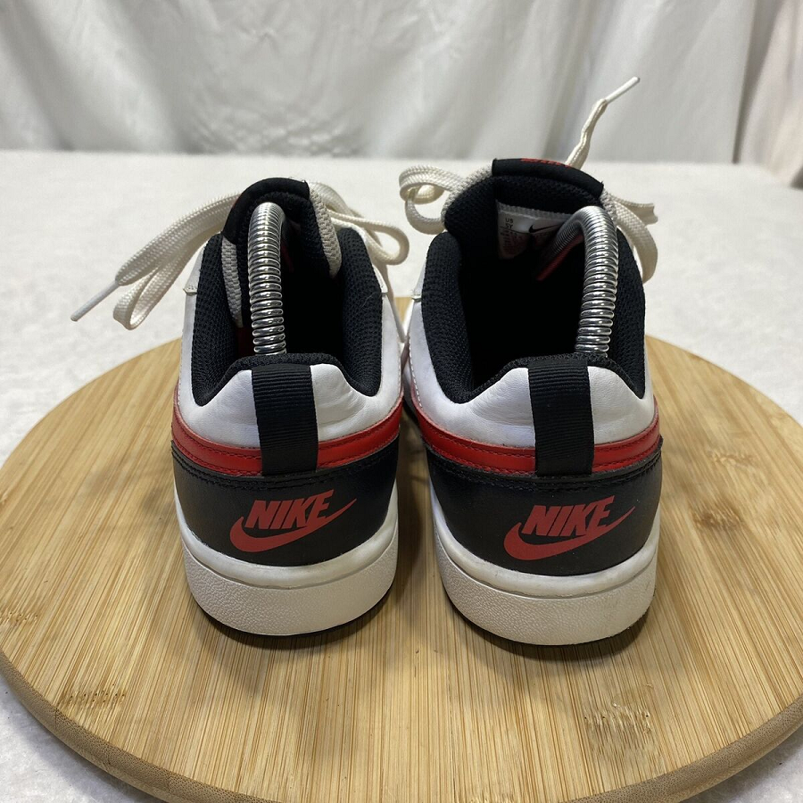 Giày Nike Court Borough Low 2 GS 'White University Red' BQ5448-110 - Ảnh 5