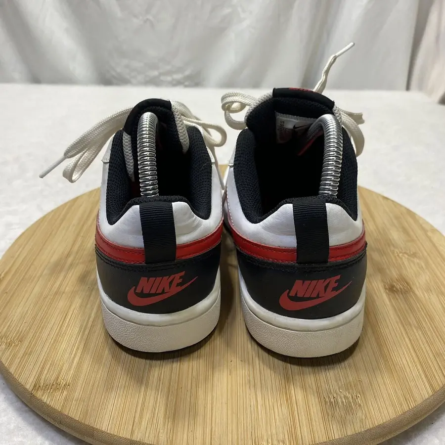 Giày Nike Court Borough Low 2 GS 'White University Red' BQ5448-110 - Ảnh 5