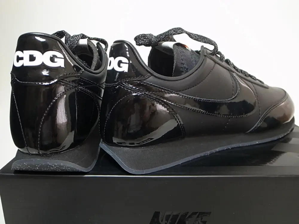 Giày Nike Comme des Garçons x Night Track 'Black' AQ3695-001 - Ảnh 3