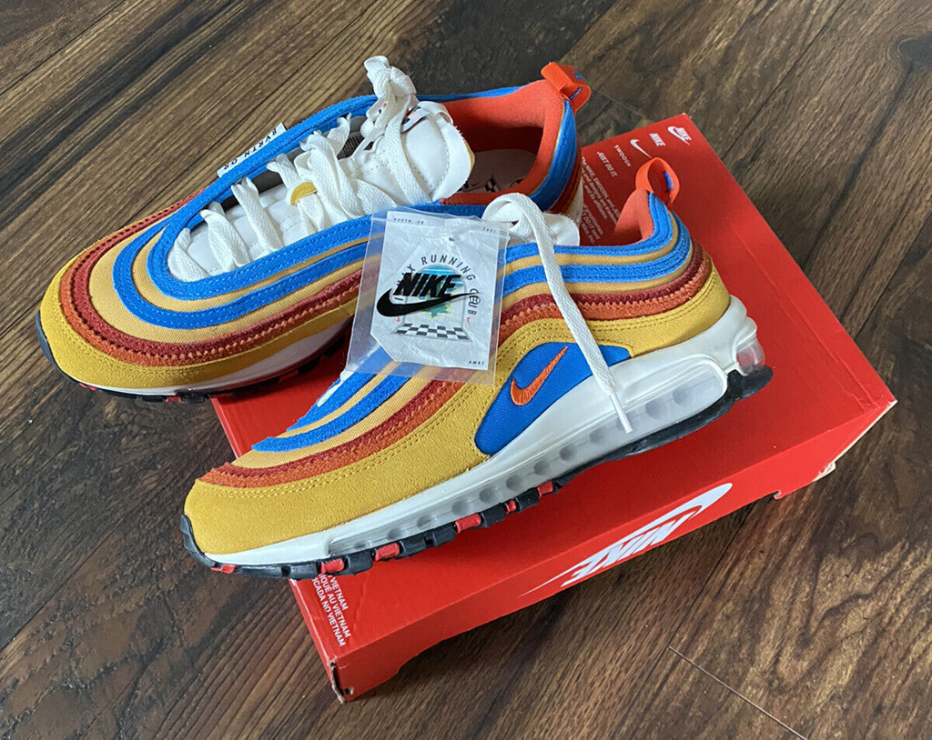 Giày Nike Air Max 97 SE 'Running Club Pollen Orange' DH1085-700 - Ảnh 4