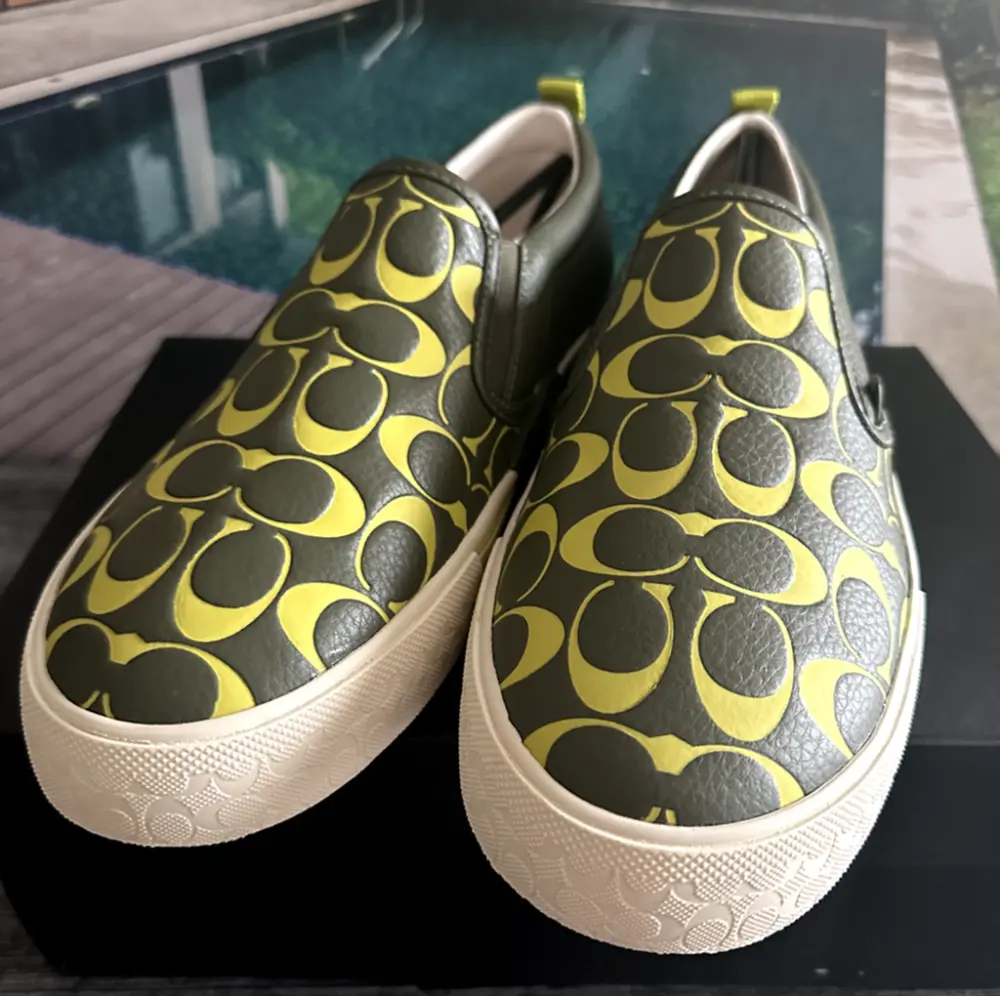 Giày Coach Slip On Skate 'Army Green' CA283 - Ảnh 4