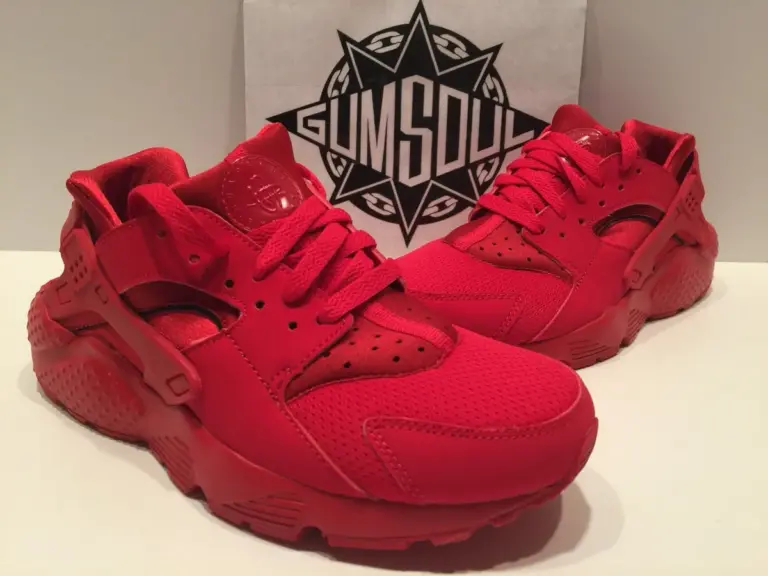 Alternative view of Giày Nike Air Huarache GS ‘Triple Red’ 654275-600