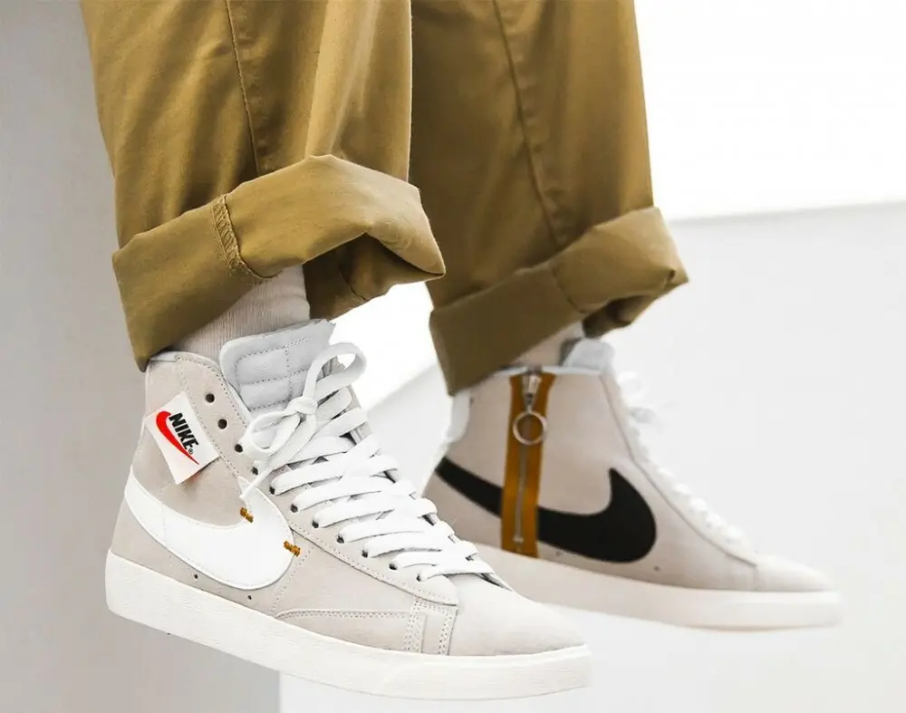 Alternative view of Giày Nike Wmns Blazer Mid Rebel XX 'Off-White' BQ4022-101