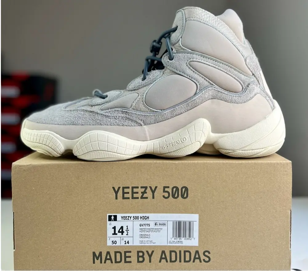 Giày Adidas Yeezy 500 High 'Mist Stone' GV7775 - Ảnh 4