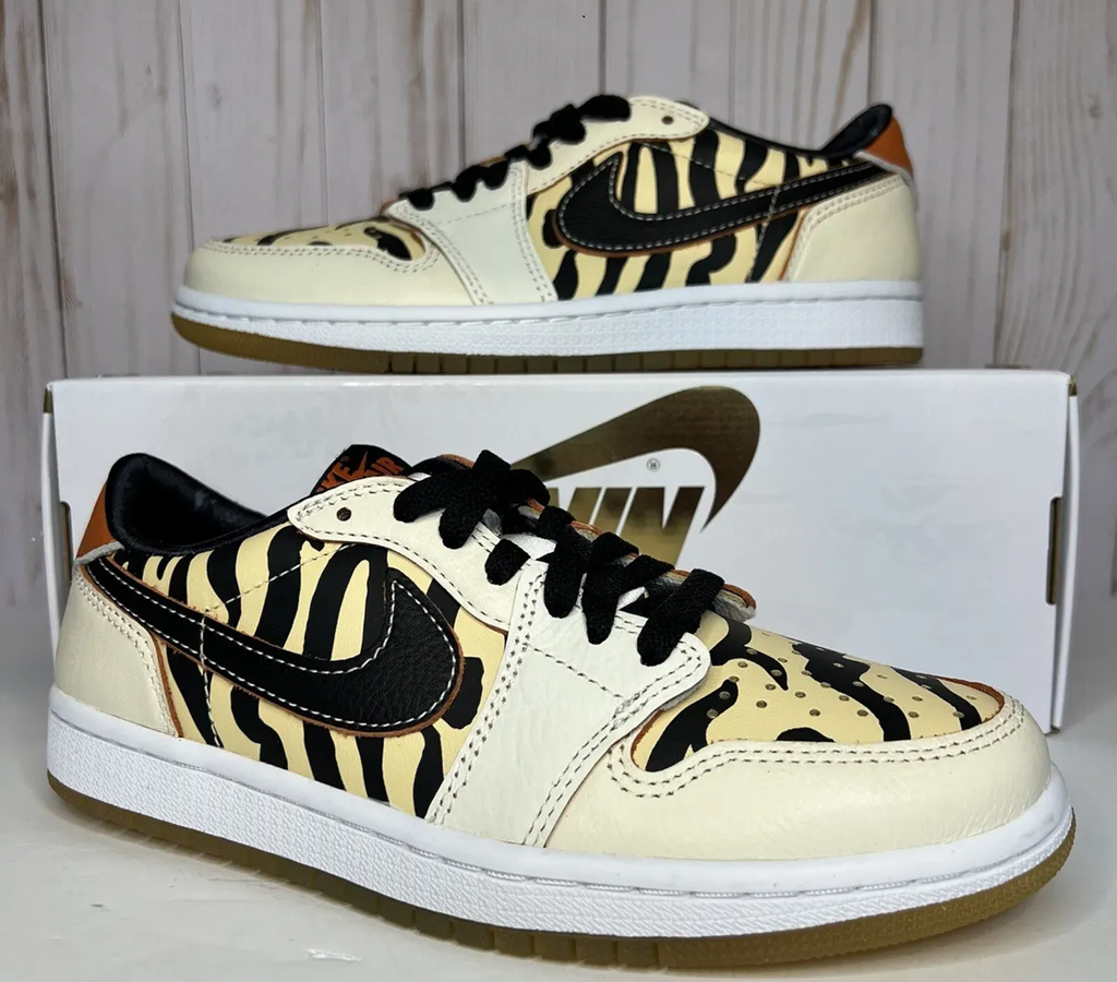 Giày Nike Air Jordan 1 Low OG 'Year Of The Tiger' DH6932-100 - Ảnh 4