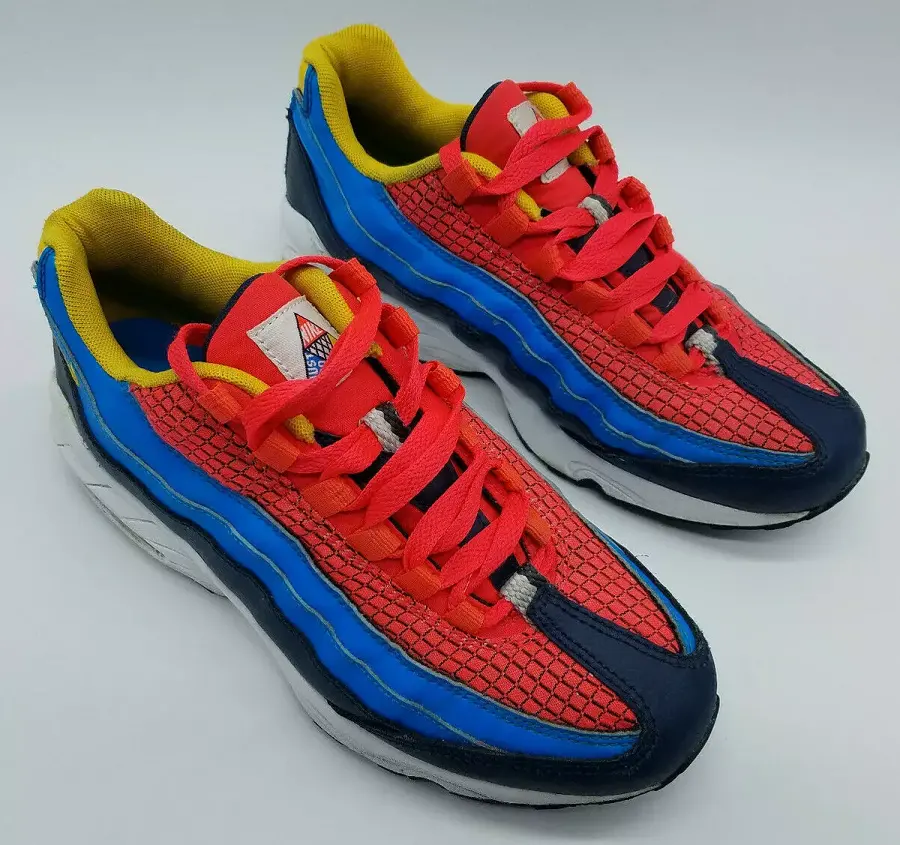 Giày Nike Air Max 95 Now GS 'Crimson Blue' AV2289-600 - Ảnh 4