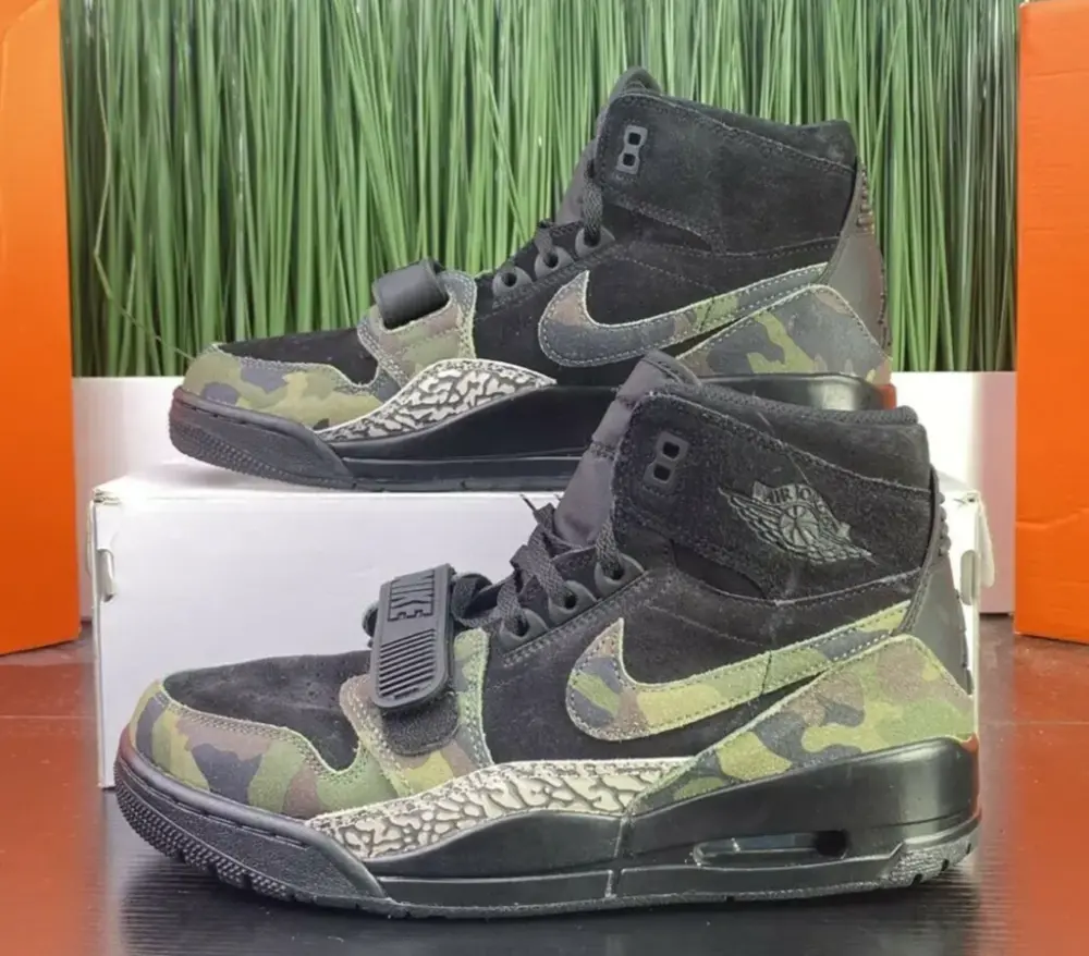 Giày Nike Jordan Legacy 312 'Black Camo Green' AV3922-003 - Ảnh 3