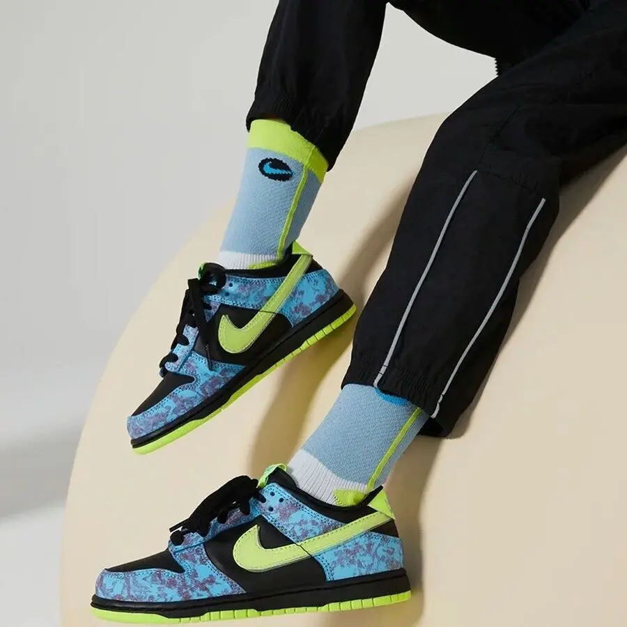 Giày Nike Dunk Low SE ‘Acid Wash Baltic Blue Volt’ DV1694-900 - Ảnh 6