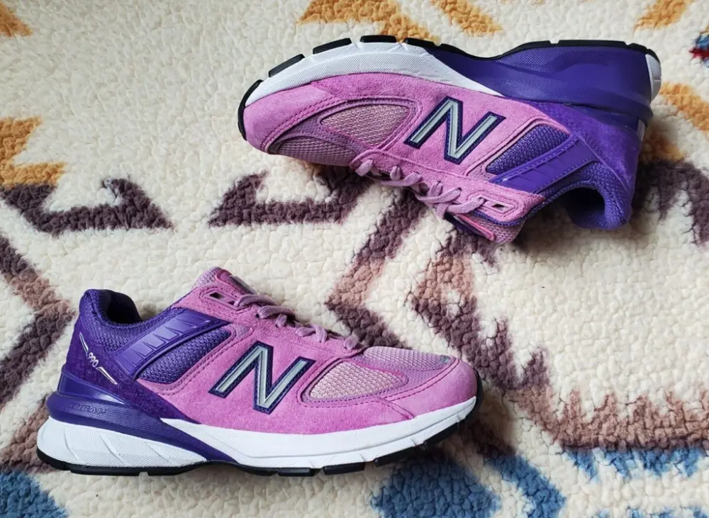 Giày New Balance 990v5 Made in USA ‘Prism Purple Pink’ W990NX5 - Ảnh 5