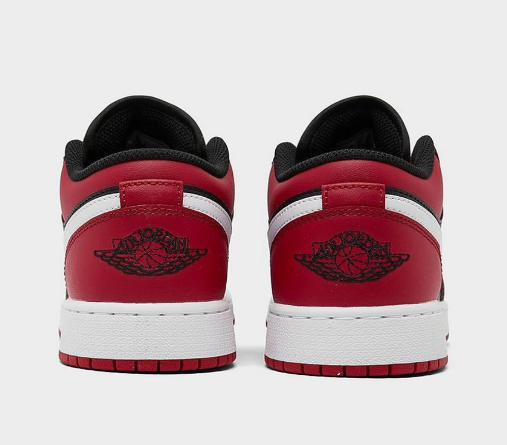 Giày Nike Air Jordan 1 Low GS 'Alternate Bred Toe' 553560-066 - Ảnh 5