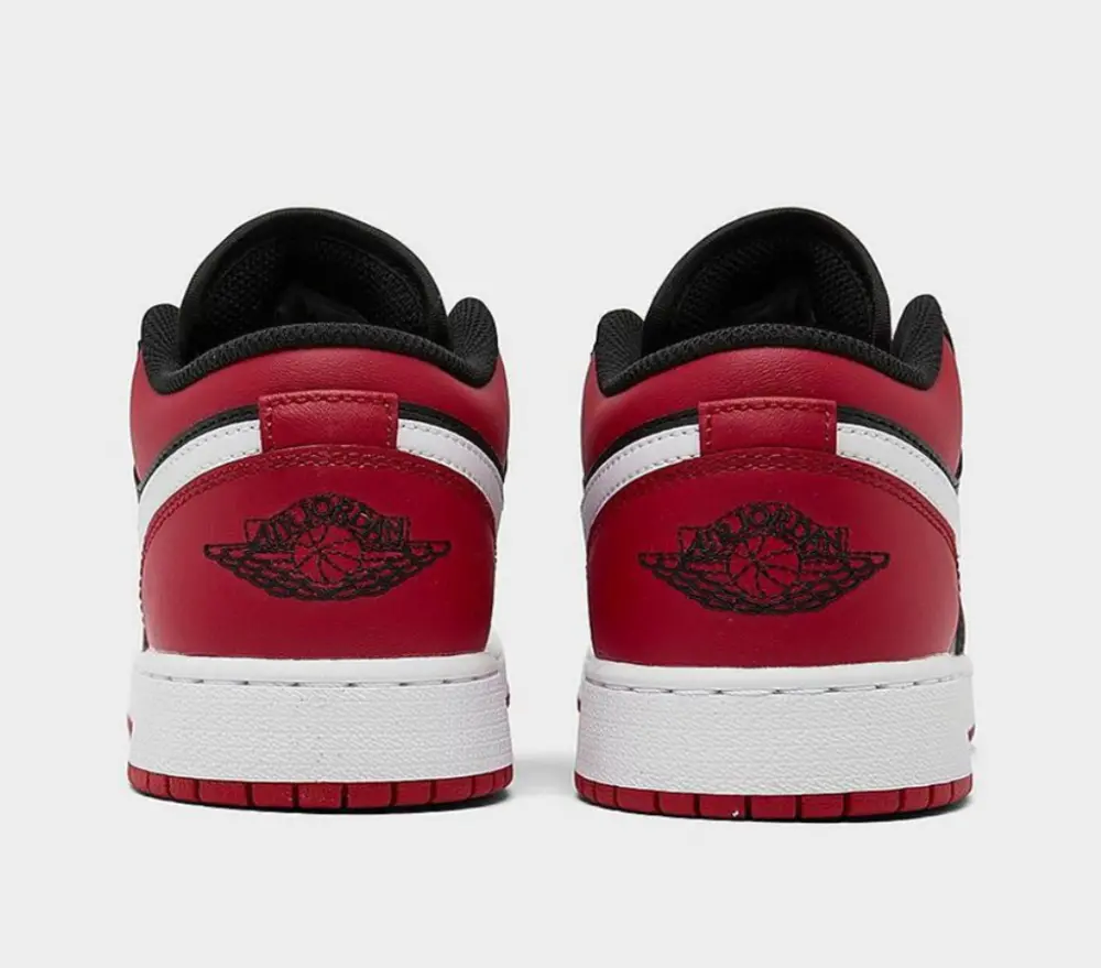 Giày Nike Air Jordan 1 Low GS 'Alternate Bred Toe' 553560-066 - Ảnh 8