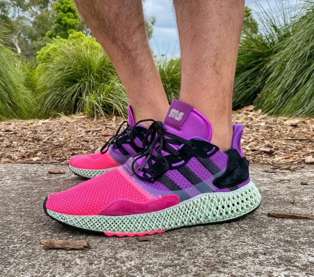 Alternative view of Giày Adidas Sneakersnstuff x ZX 4000 4D 'Sunset' FV5525