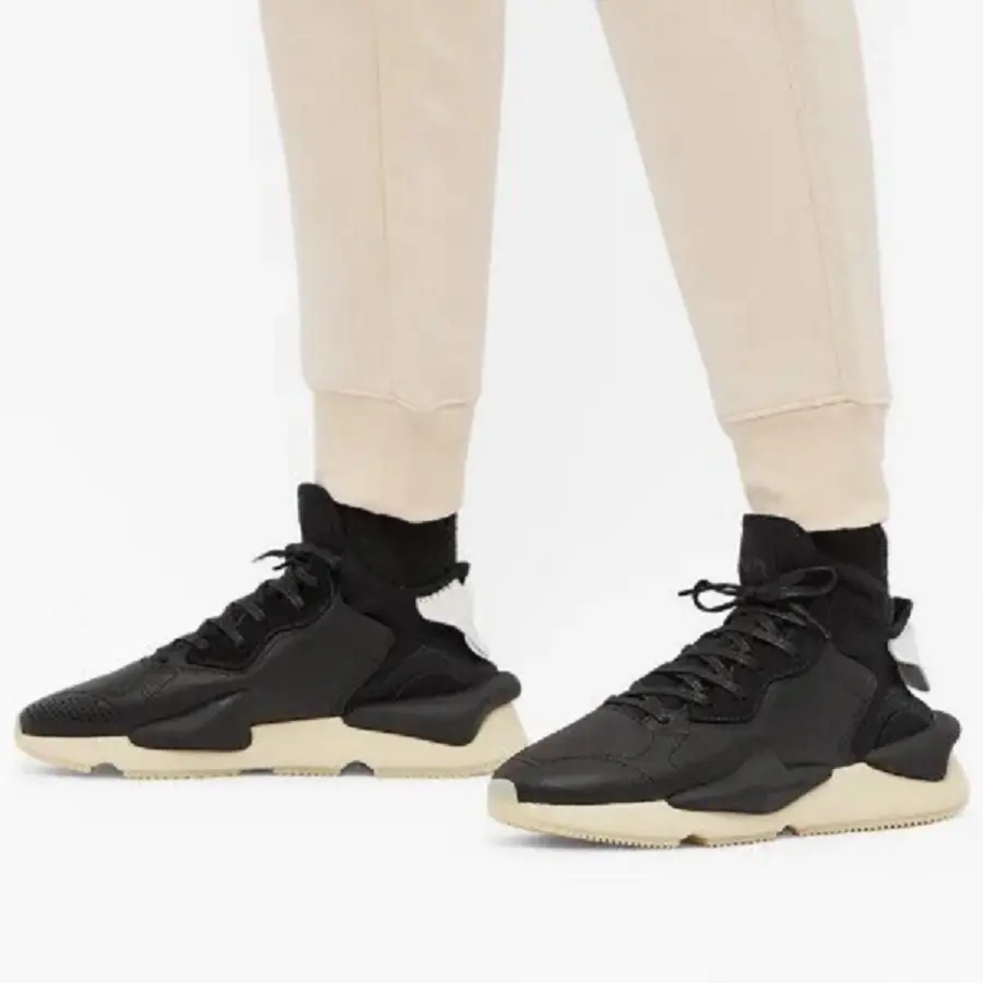Giày Adidas Y-3 Kaiwa ‘Black White’ GX1053 - Ảnh 4