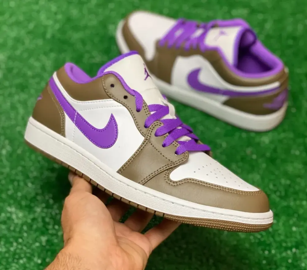 Giày Nike Air Jordan 1 Low 'Palomino' 553558-215 - Ảnh 4