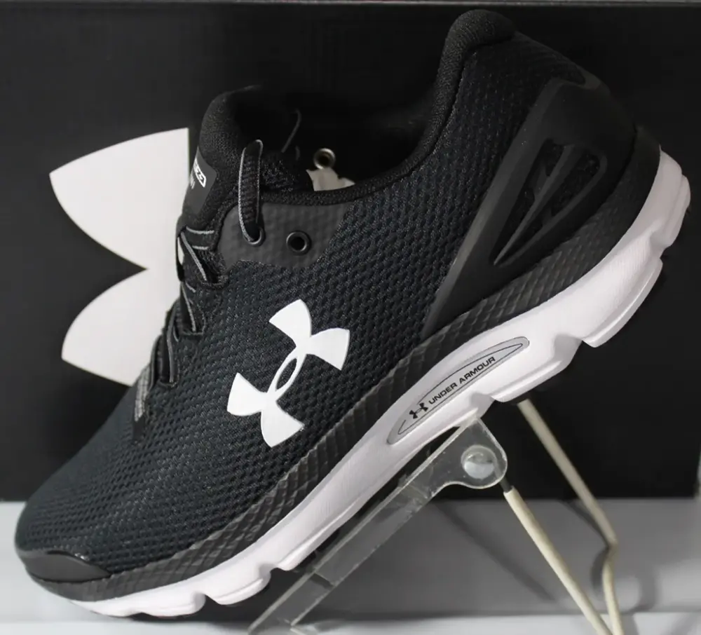 Alternative view of Giày Under Armour Charged Gemini 2020 'Black White' 3023276-001