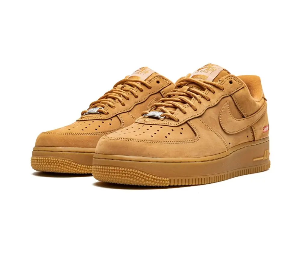 Giày Nike Supreme x Air Force 1 Low SP 'Wheat' DN1555-200 - Ảnh 4