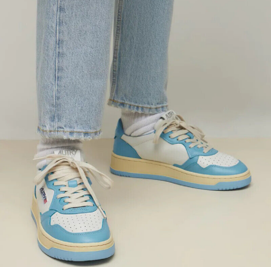 Giày Autry Medalist Low ‘Light Blue White’ AULM-WB08 - Ảnh 3