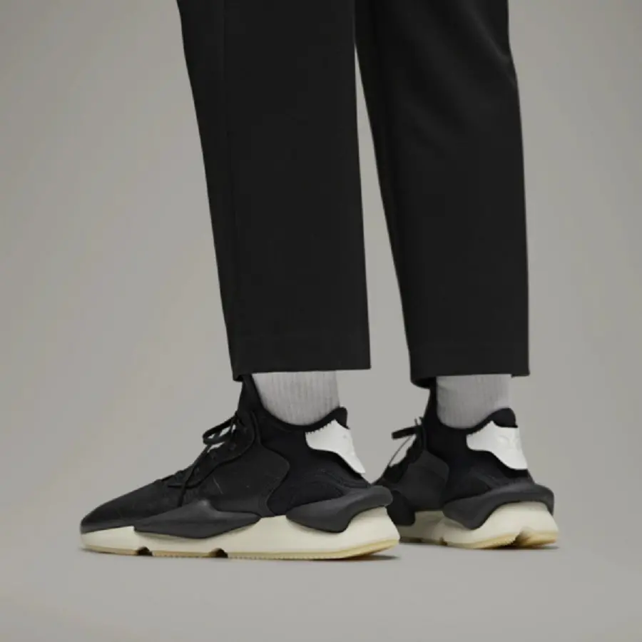 Giày Adidas Y-3 Kaiwa ‘Black White’ GX1053 - Ảnh 3