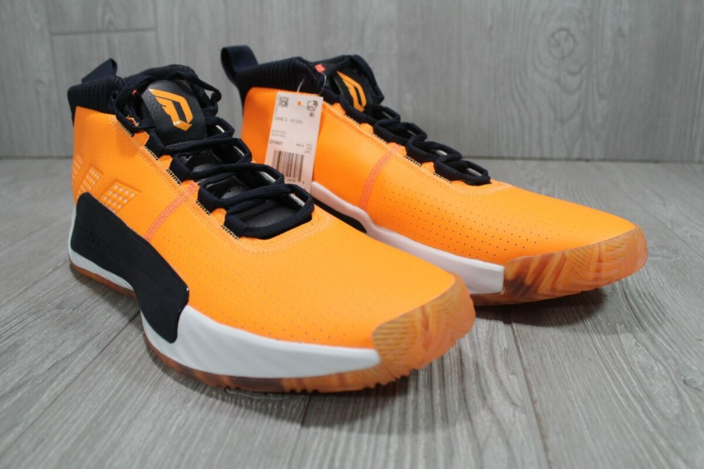 Giày Adidas Dame 5 'Flash Orange' EF9801 - Ảnh 4