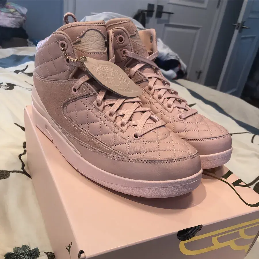 Giày Nike Just Don x Air Jordan 2 Retro GG 'Arctic Orange' 923840-805 - Ảnh 3